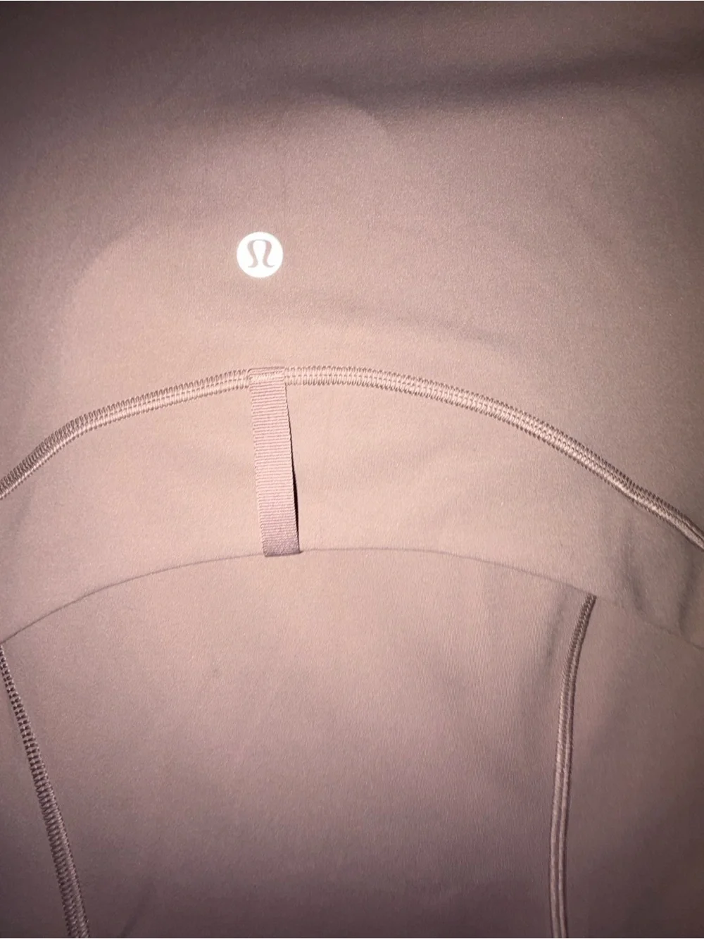 lululemon athletica Taupe Zip-Up Utility Jacket with Gold Hardware